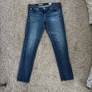 AG Adriano Goldschmied Dark Blue Skinny Jeans